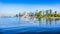 Vancouver skyline with harbor, British Columbia, Canada