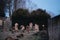 Vandalised graves in Jewish cemetery in Quatzenheim