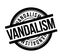 Vandalism rubber stamp