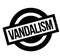 Vandalism rubber stamp