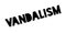 Vandalism rubber stamp