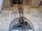 Vandalized bronze bust of C J Rhodes at the Rhodes Memorial in Cape Town, South Africa