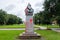 Vandalized Statue of Confederate General Albert Pike