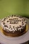 Vanilla chocolate chip birthday cake