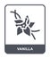 vanilla icon in trendy design style. vanilla icon isolated on white background. vanilla vector icon simple and modern flat symbol