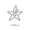 Vanilla icon. Trendy Vanilla logo concept on white background fr