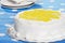 Vanilla Lemon Cake With Plates And Forks