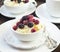 Vanilla Rice Pudding with Berries