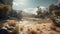 Vanishing Mirage: Cinematic Oasis in Unreal Engine 4K