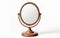 Vanity Mirror isolated on white background.