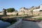 Vannes Brittany France. Ramparts and parks