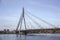 Vansu bridge over river Daugava Riga Latvia.