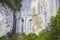 Vanturatoarea Waterfall in the Cerna Mountains - one of the most beautiful places in Romania.