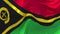Vanuatu Flag Waving in Wind Continuous Seamless Loop Background.