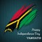 Vanuatu Independence Day Patriotic Design.