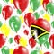 Vanuatu Independence Day Seamless Pattern.