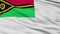 Vanuatu Naval Ensign Flag Closeup Seamless Loop