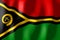 Vanuatu - waving flag - 3D illustration