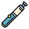 Vape cigarette icon, outline style