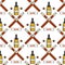 Vape device vector seamless pattern cigarette vaporizer vapor juice bottle flavor illustration battery coil.