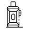 Vaping box icon, outline style