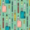 Vaping seamless pattern vector.