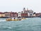 Vaporettos on the Venice Lagoon on Rainy Day, Veneto, Italy