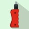 Vaporizer device icon, flat style