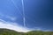 Vapour Trails, Rhone Valley, France