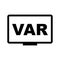 VAR icon symbol simple design