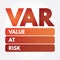 VaR - Value at Risk acronym