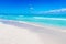 Varadero beach seascape on sunny day