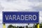 Varadero sign