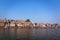 Varanasi city landscape - view from the Ganga river, India, ancient city landscape, Varanasi river trip,