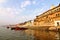 Varanasi ghats morning view India