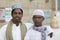 Varanasi, India, Muslim men in traditional clothes