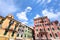 Varazze medieval village painted houses by the sea liguria italy