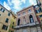 Varazze medieval village painted houses by the sea liguria italy city hall place