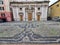 Varazze old medieval church cathedral Saint Ambrogio place sea stone made carpet
