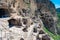 Vardzia ancient cave city carved into the rock - a famous attraction