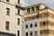 Varese Italy: buildings in Monte Grappa square