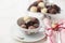 Variation of chocolate truffles