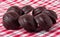 Variations of chocolated sweet pralines