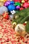 Varicolored Christmas decorations