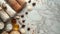 Varied Spread of Food on Table