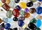 Variety of Cabochons Background