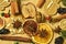 Variety of christmas food lying on a table