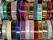 Variety colorful collection of ribbon roll, idea for gift wrapping for special day