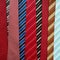 Variety of colorful neckties