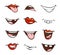 Variety of Comic Mouth set